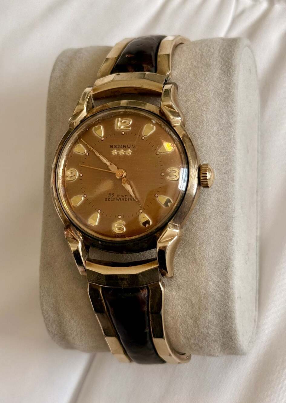 Vintage Benrus Watch 3 Star 25 Jewels